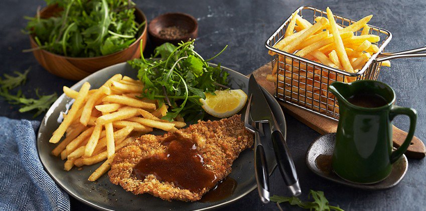 Monday $10.00 Schnitzel Night